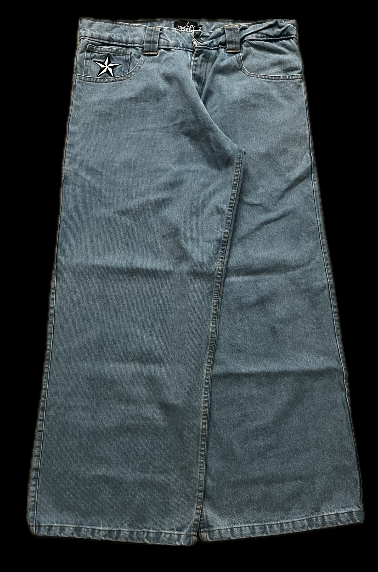 Blue Skull Jeans