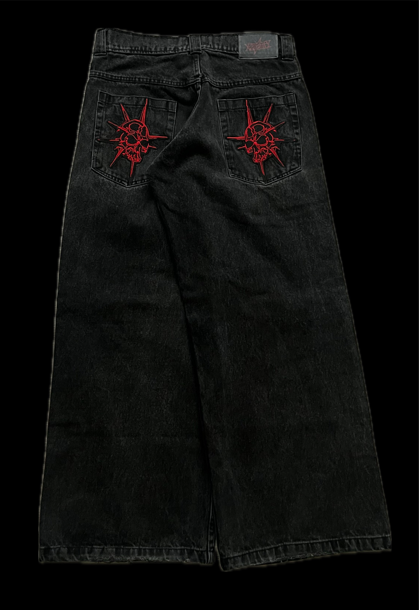 Black Skull Jeans