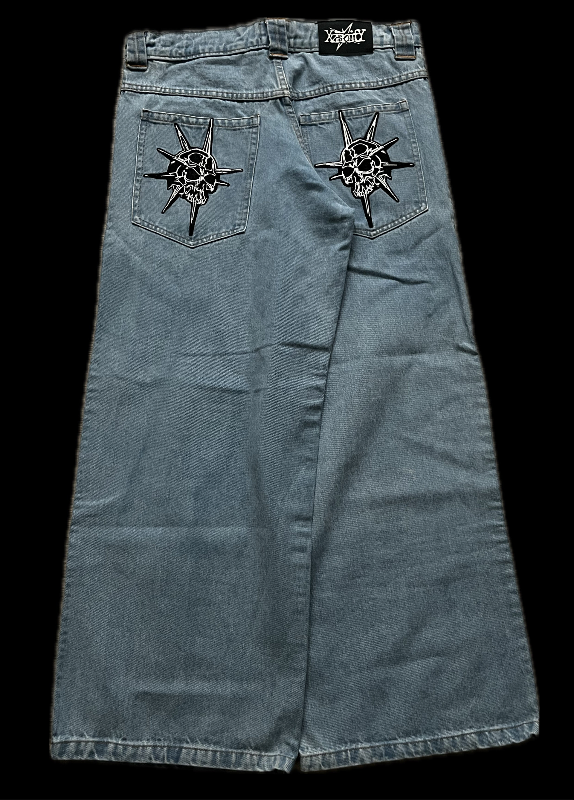 Blue Skull Jeans – XzanitY Blue Skull Jeans – XzanitY